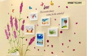 Khung ảnh treo tường kèm decal