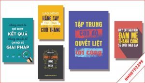 Tranh slogan nơi làm việc