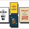 Tranh canvas slogan