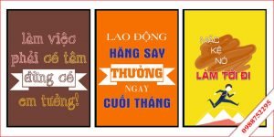 Slogan treo tường