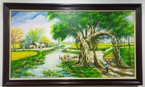 Khung tranh treo tường phòng khách