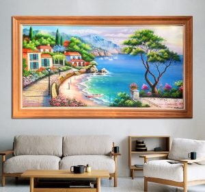 trang trí khung tranh mầm non