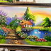 khung tranh treo tường phòng làm việc