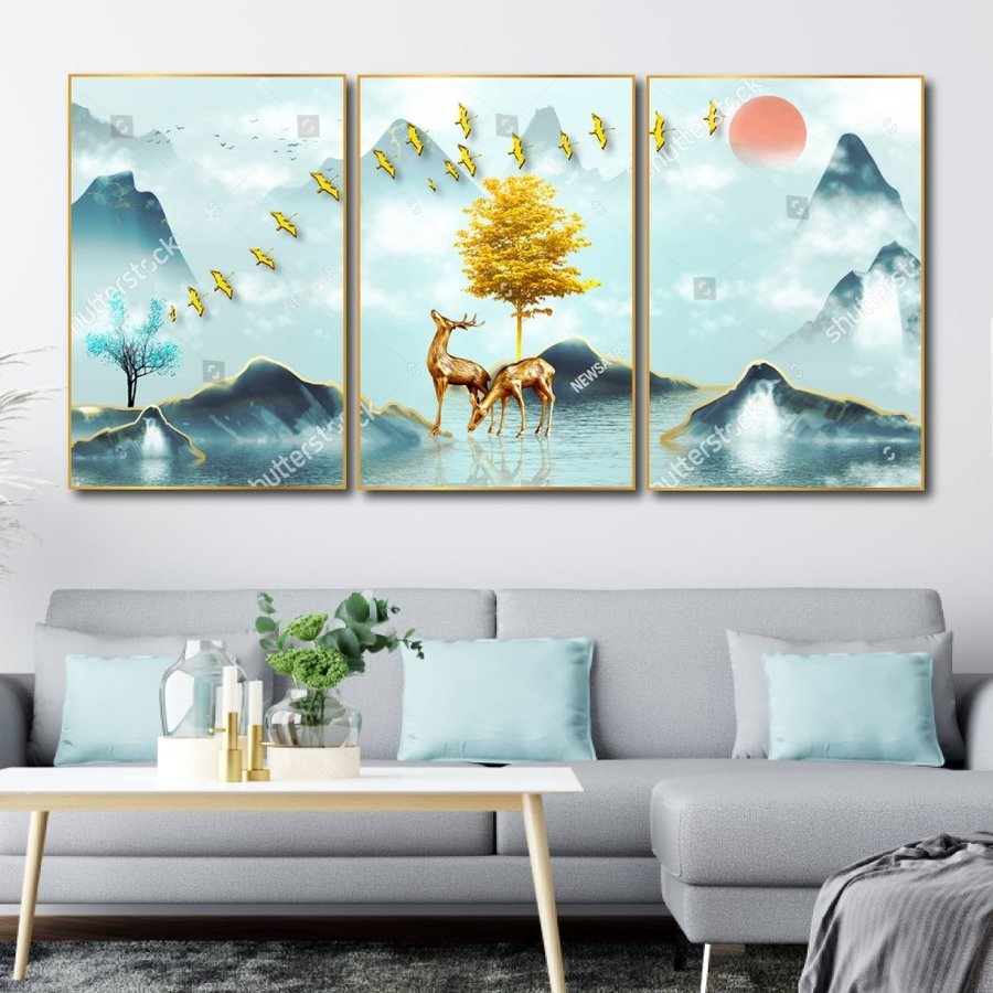 tranh tráng gương cao cấp